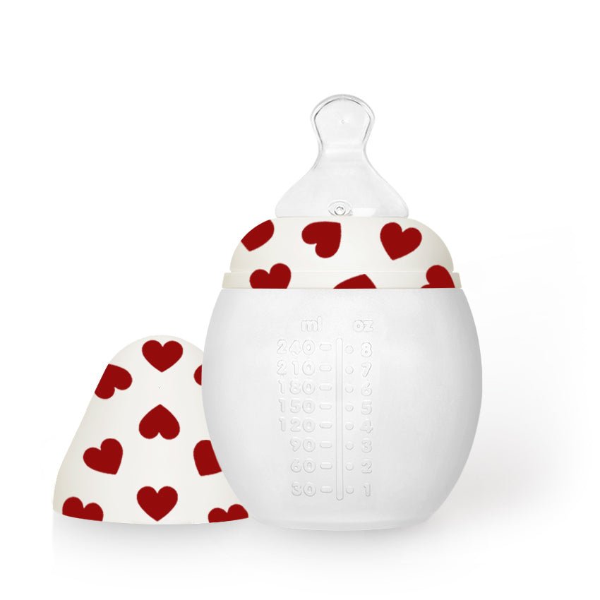 Anti-colic baby bottle 240ml Hearts – Élhée
