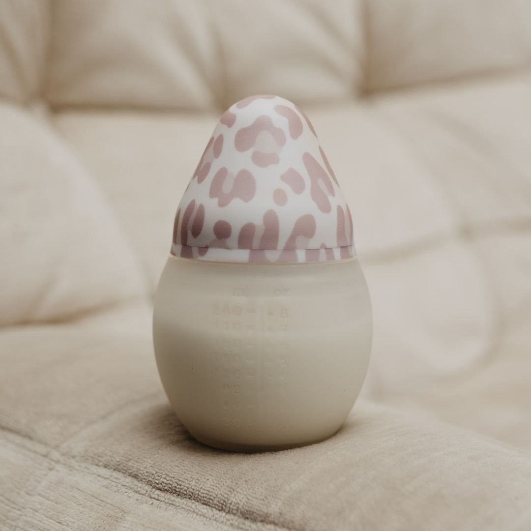 Biberon anti - colique 330 ml | Graouu Pink 3m+ - Élhée