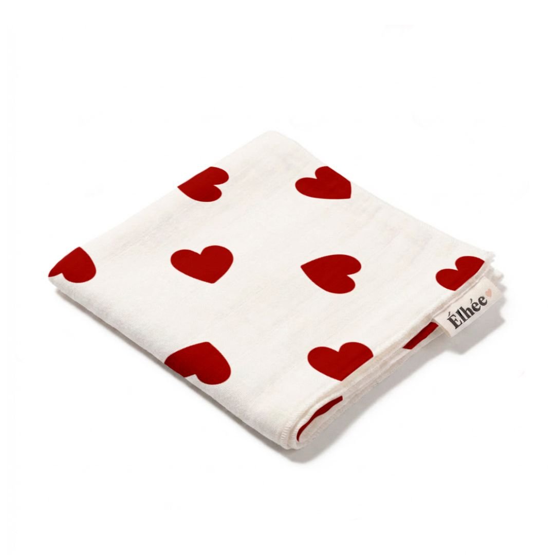 Lange en coton bio | Coeur - Élhée