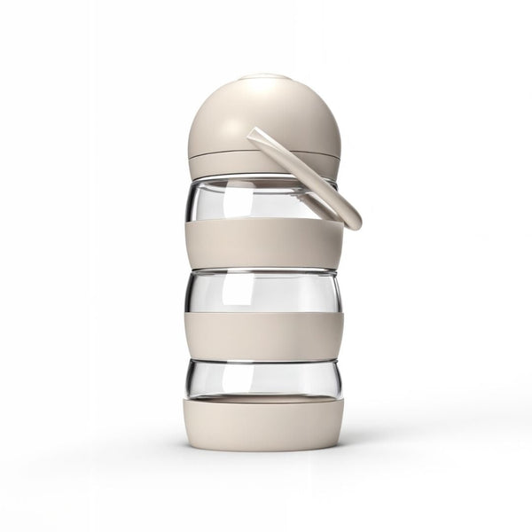 Doseur Lait En Poudre Bebe Récipient Nourriture Portable Boîtes De Lait Bébé - Lot De 3 Distributeurs Portables 300ml Distributeur Lait Poudre Portable 3 Compartiments 300ml Accessoire Bebe
