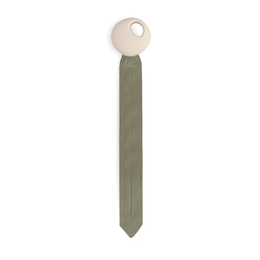 Attache-tétine "Pebble" | Kaki/Sand