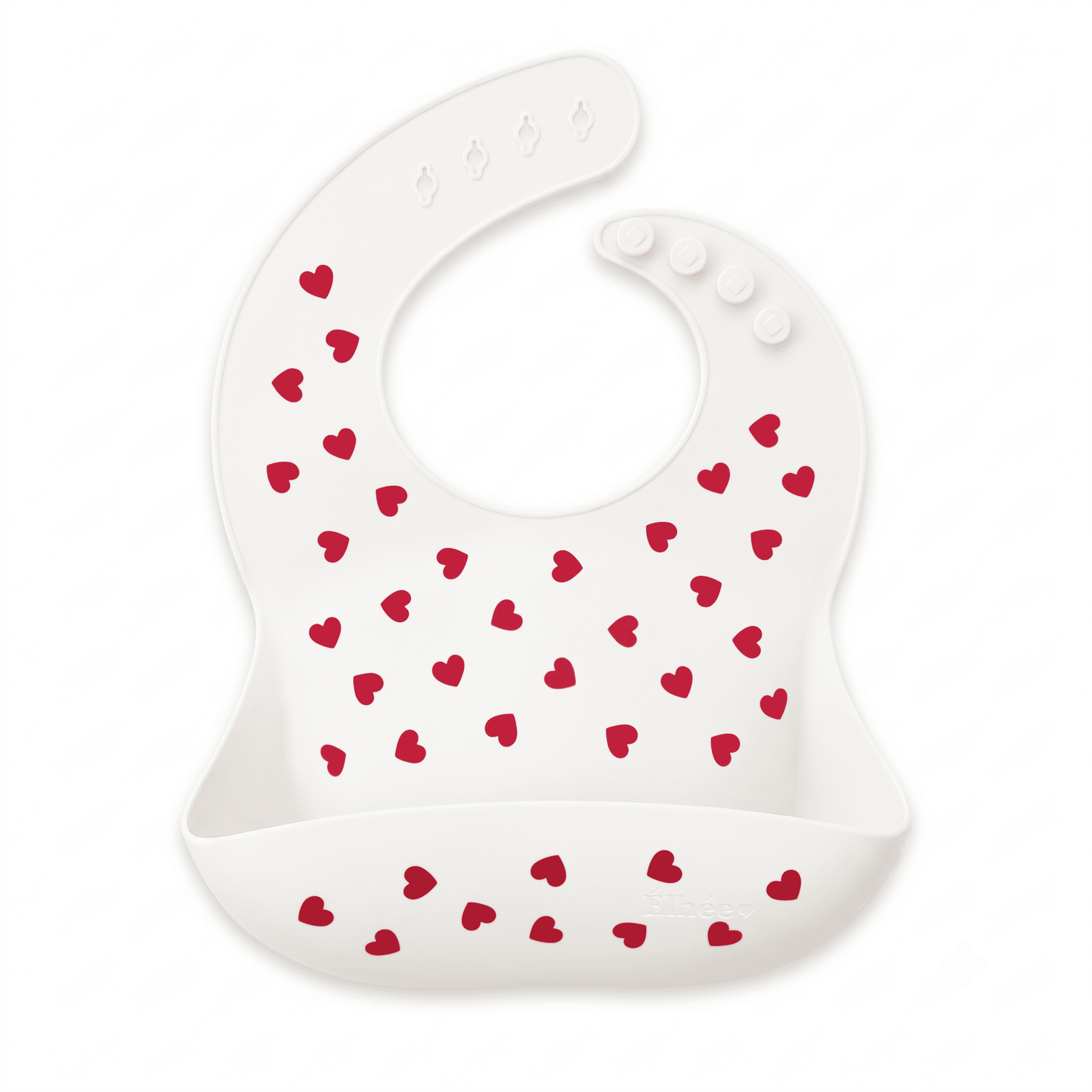 Bavoir silicone avec récupérateur | Full of Love - Élhée