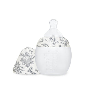 Biberon 150 ml | Tartine et Chocolat "Toile de Jouy" Gris 0m+ - Élhée