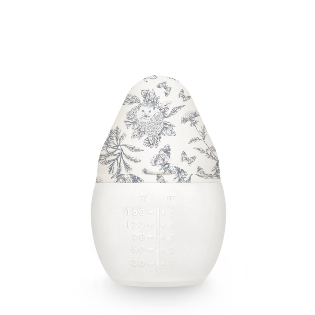 Biberon 150 ml | Tartine et Chocolat "Toile de Jouy" Gris 0m+ - Élhée