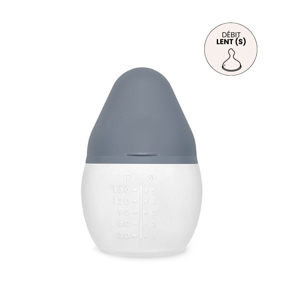 Biberon anti - colique 150 ml | Blue Grey 0m+ - Élhée