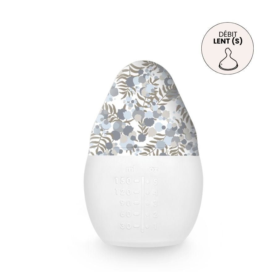 Biberon anti - colique 150 ml | Liberty "Mimosa" Blue 0m+ - Élhée