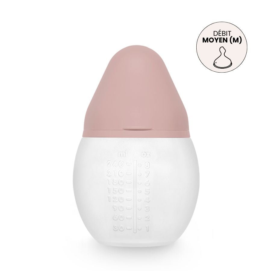 Biberon anti - colique 240 ml | Blush 0m+ - Élhée