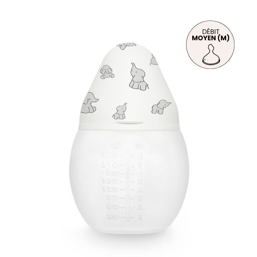 Biberon anti - colique 240 ml | Elephant 0m+ - Élhée