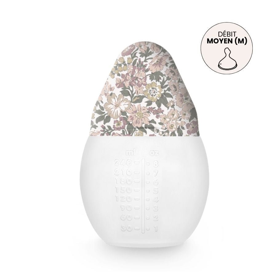Biberon anti - colique 240 ml | Liberty Honey Dew Pink 0m+ - Élhée