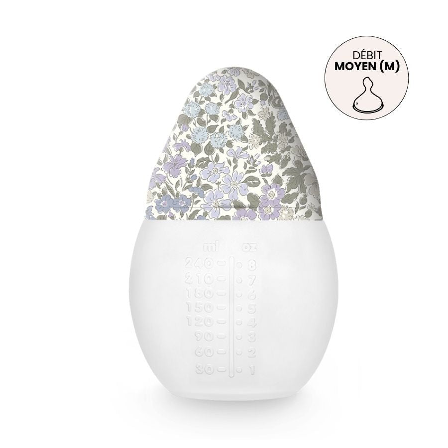 Biberon anti - colique 240 ml | Liberty Joanna Louise Lavender 0m+ - Élhée