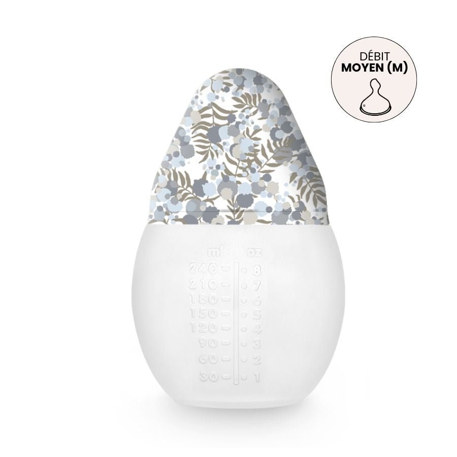 Biberon anti - colique 240 ml | Liberty Mimosa Blue 0m+ - Élhée