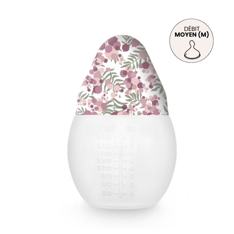 Biberon anti - colique 240 ml | Liberty Mimosa Pink 0m+ - Élhée