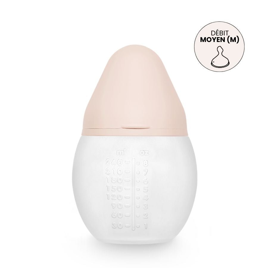 Biberon anti - colique 240 ml | Nude 0m+ - Élhée