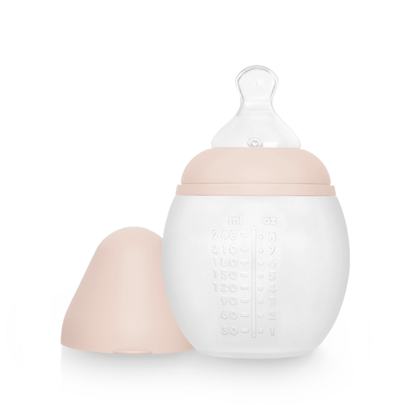 Biberon anti-colique 240 ml | Nude / Rose Poudré - 0m+ - Élhée