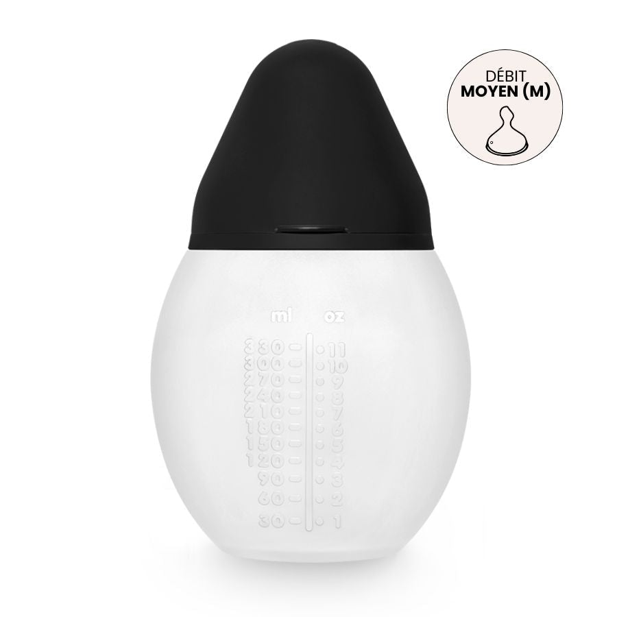 Biberon anti - colique 330 ml | Black 3m+ - Élhée