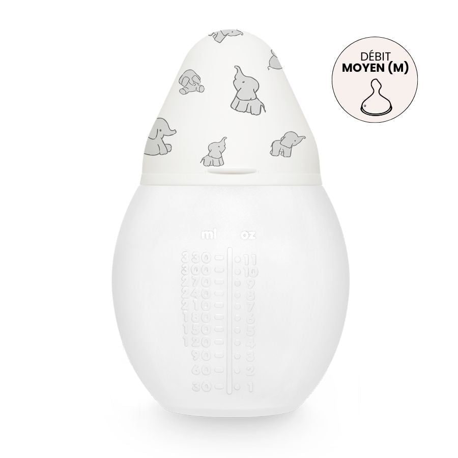 Biberon anti - colique 330 ml | Elephant 3m+ - Élhée