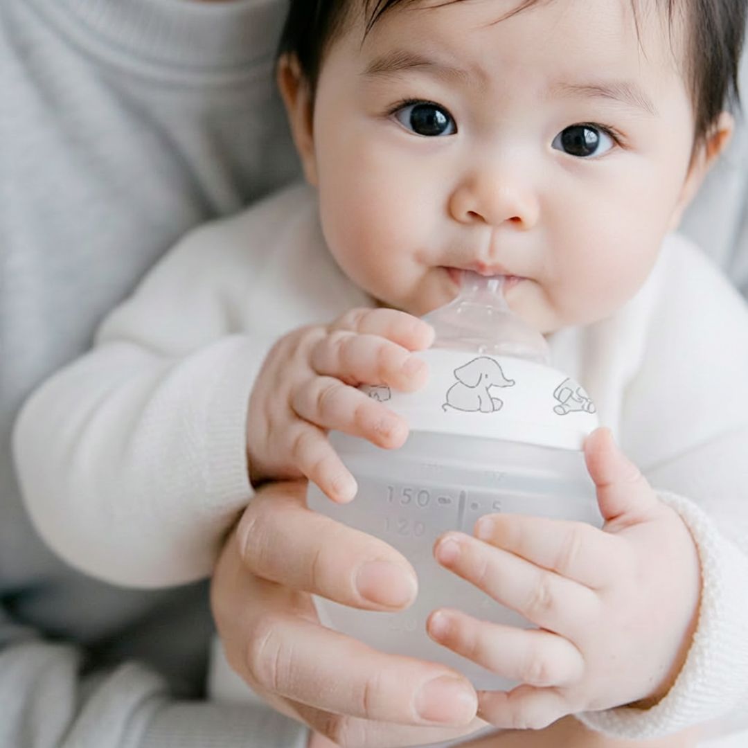 Biberon anti - colique 330 ml | Elephant 3m+ - Élhée