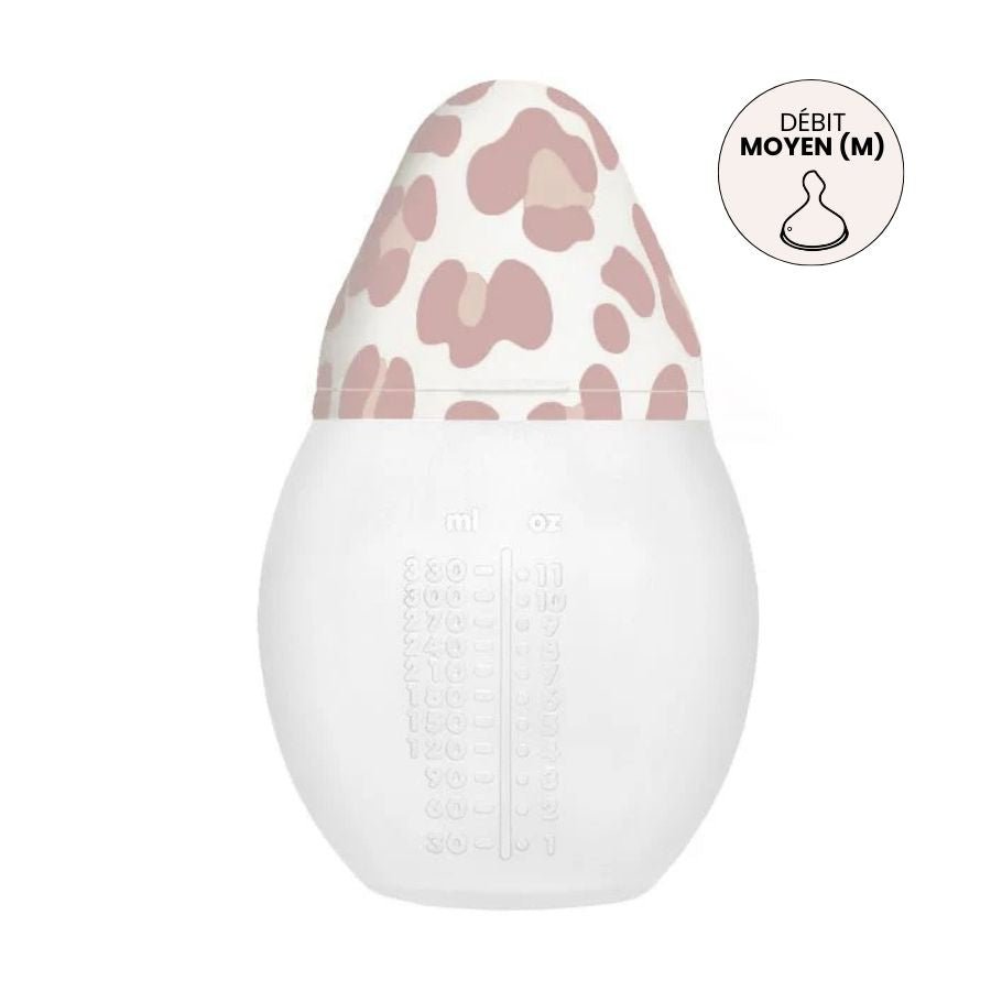 Biberon anti - colique 330 ml | Graouu Pink 3m+ - Élhée