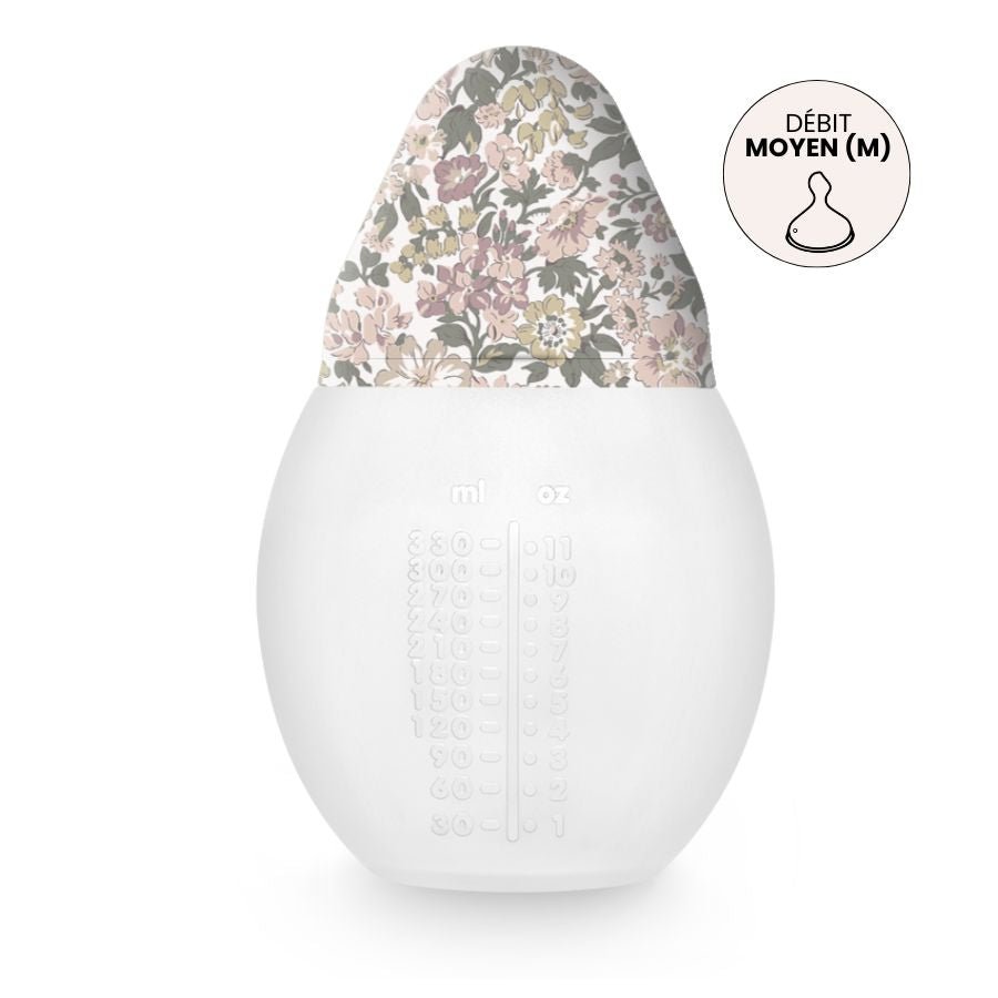 Biberon anti - colique 330 ml | Liberty Honey Dew Pink 3m+ - Élhée