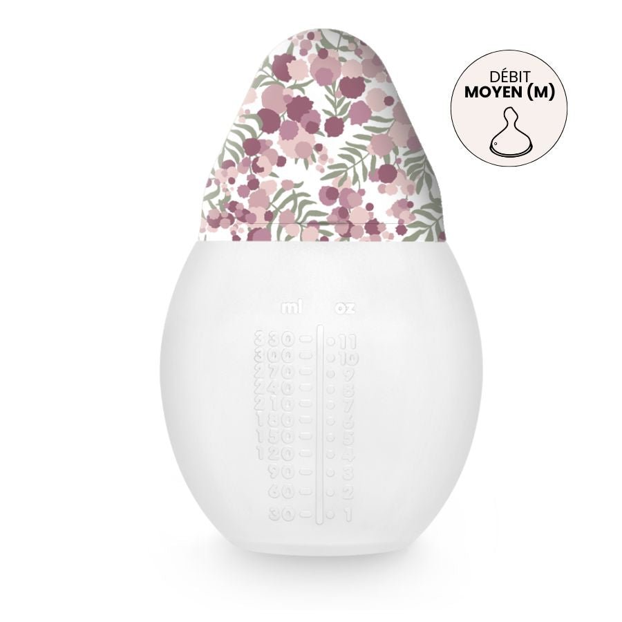 Biberon anti - colique 330 ml | Liberty Mimosa Pink 3m+ - Élhée
