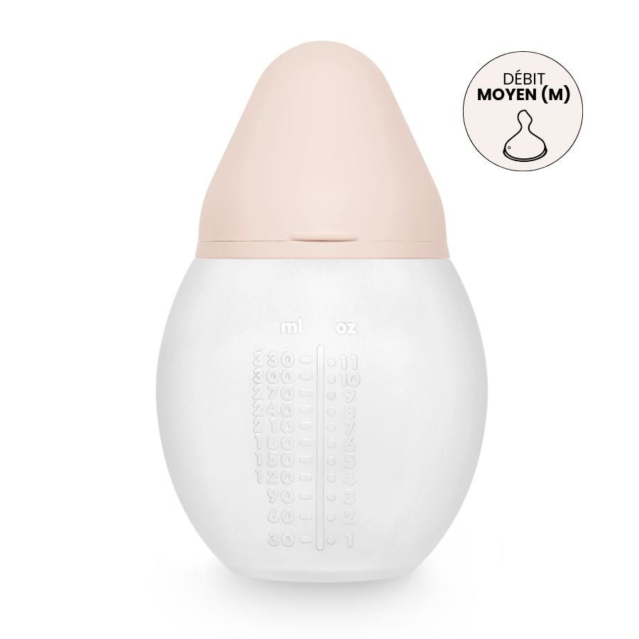 Biberon anti - colique 330 ml | Nude 3m+ - Élhée
