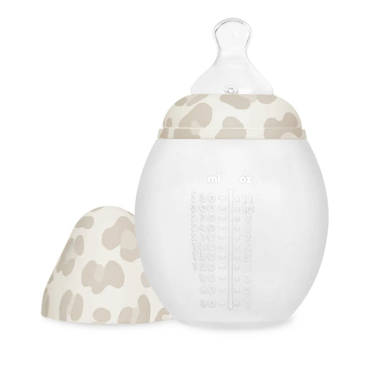 Biberon anti-colique léopard 330 ml | Graouu Sand 3m+ - Élhée