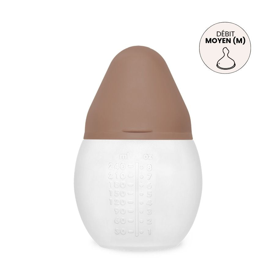 Anti-colic baby bottle 240ml | Mocha Mousse 0m+