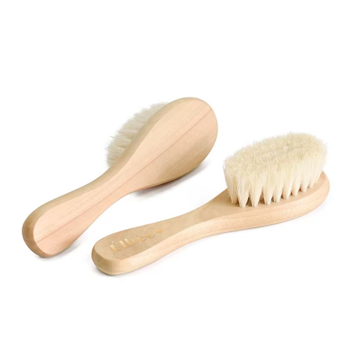 Brosse bébé en bois naturel - Élhée