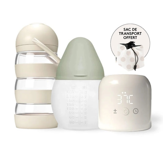 On-the-go baby bottle set