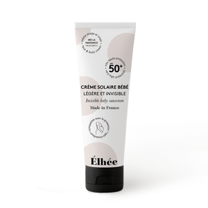 Crème solaire bébé et femme enceinte SPF50 Élhée, haute protection