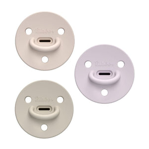 Pack de 3 Sucettes "ChooChoo" +6 mois | Extra - Fines - Pinky - Élhée