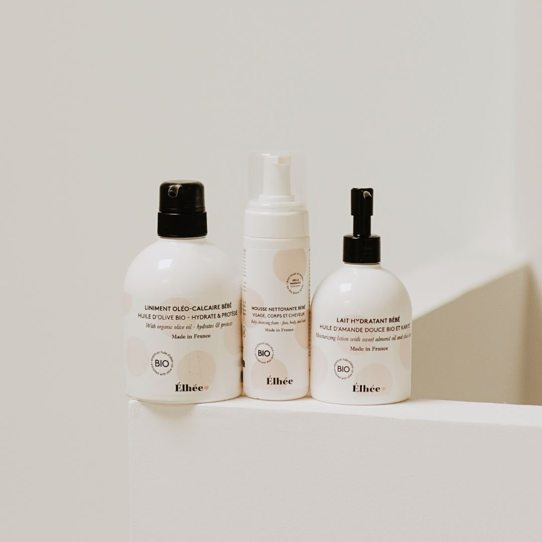 Routine de soins Bébé Bio - Élhée