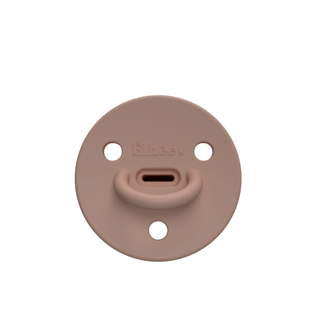 "ChooChoo" Pacifier 0-6 months | Extra-Thin - Mocha Mousse