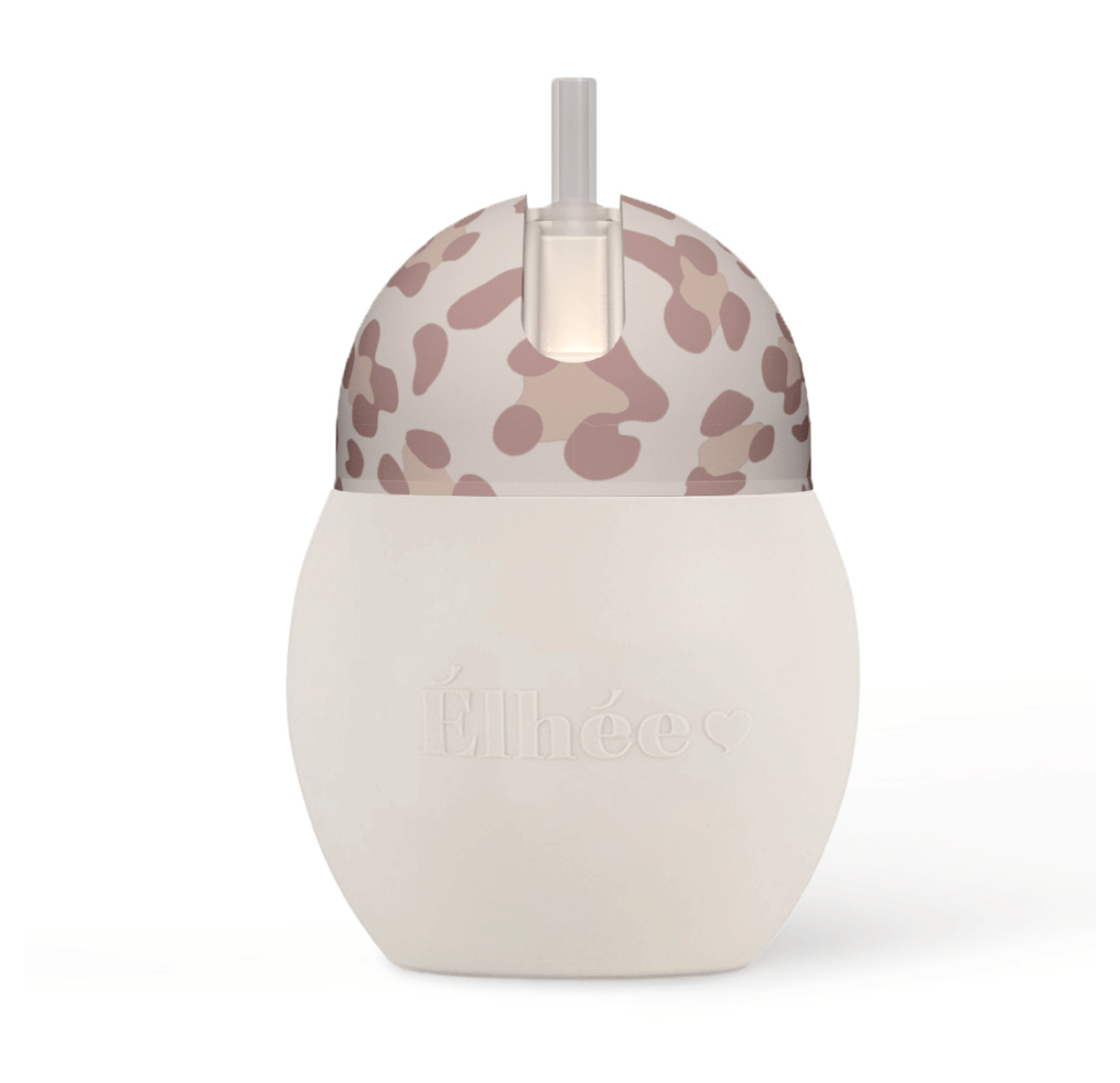 Tasse à paille lestée 240 ml | Graouu Pink 6m+ - Élhée