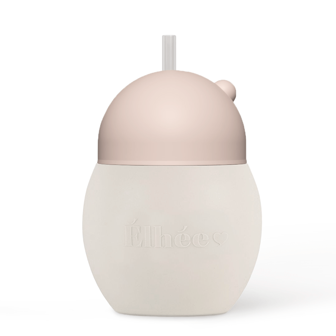 Tasse à paille lestée 240 ml | Sand/Nude 6m+ - Élhée